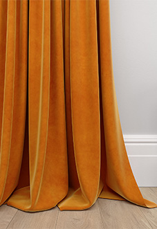 Odessa Velvet, Nectarine - Made to Measure Curtains